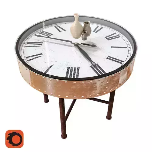 Table Clock 2 3D model