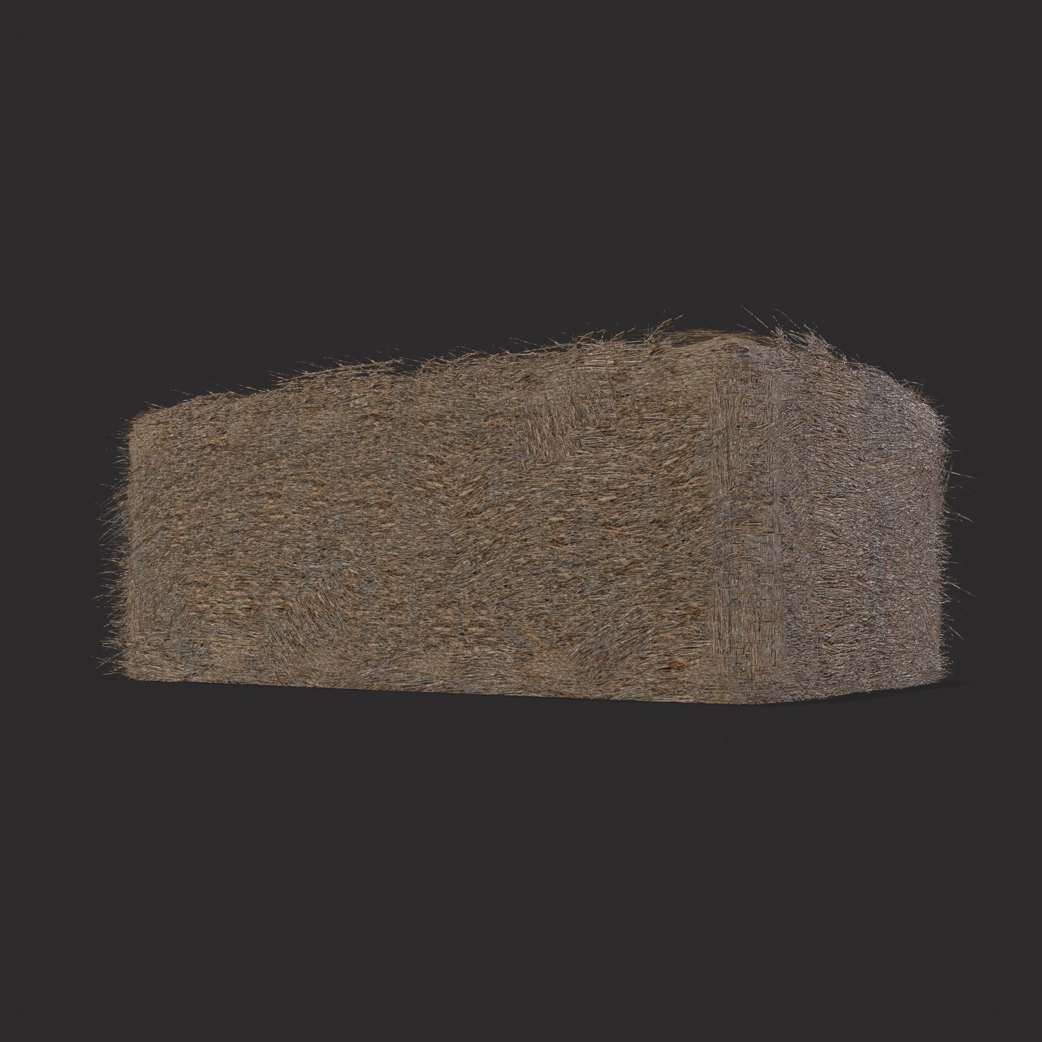 Hay Bales Low-poly 3D model_19
