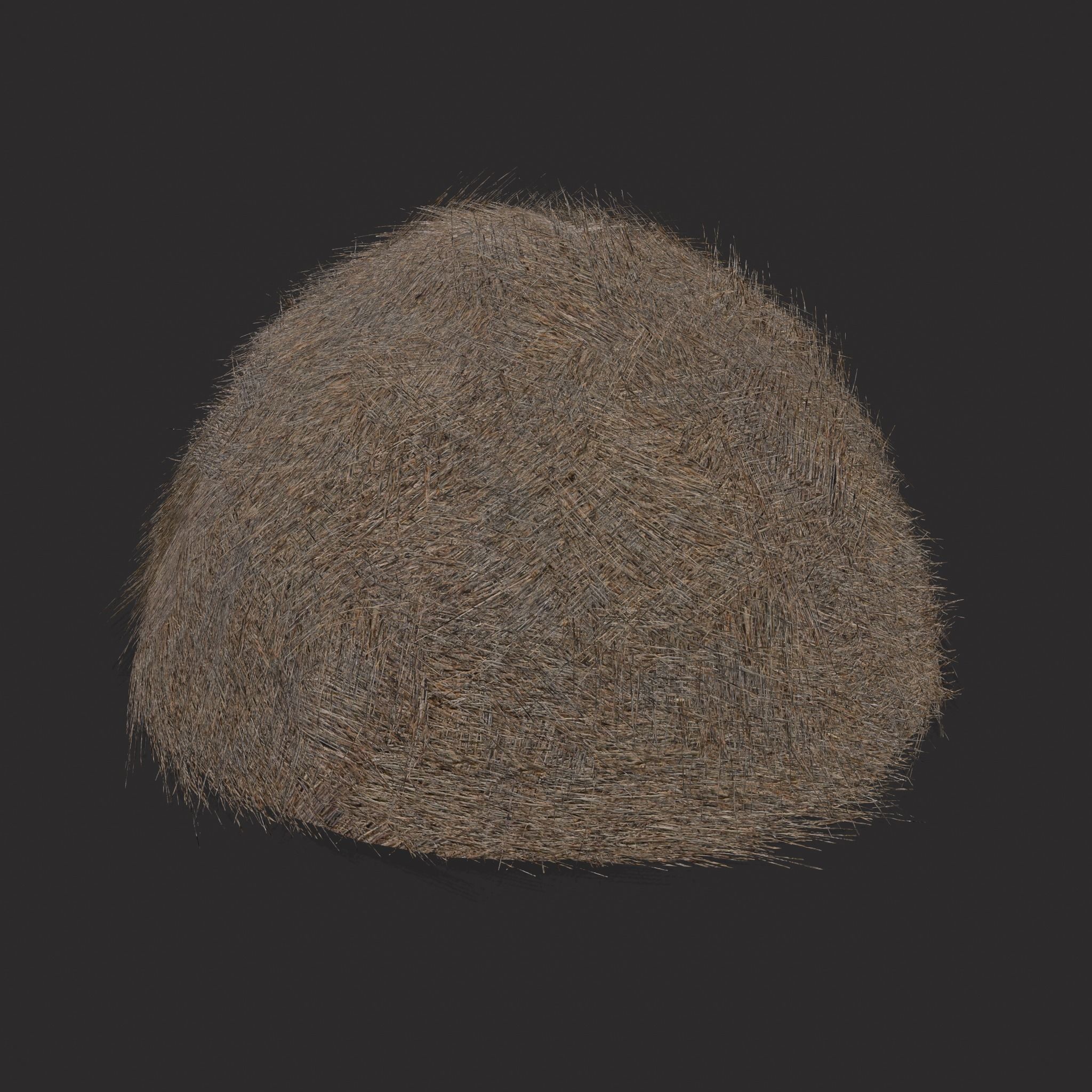 Hay Bales Low-poly 3D model_27