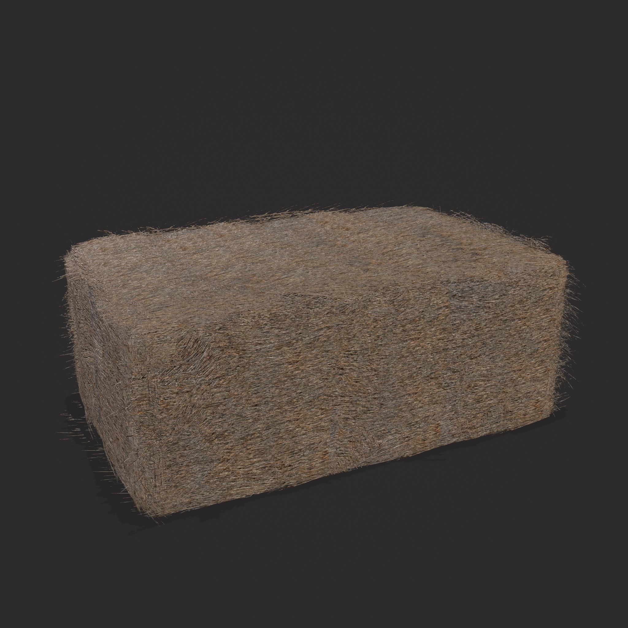 Hay Bales Low-poly 3D model_23