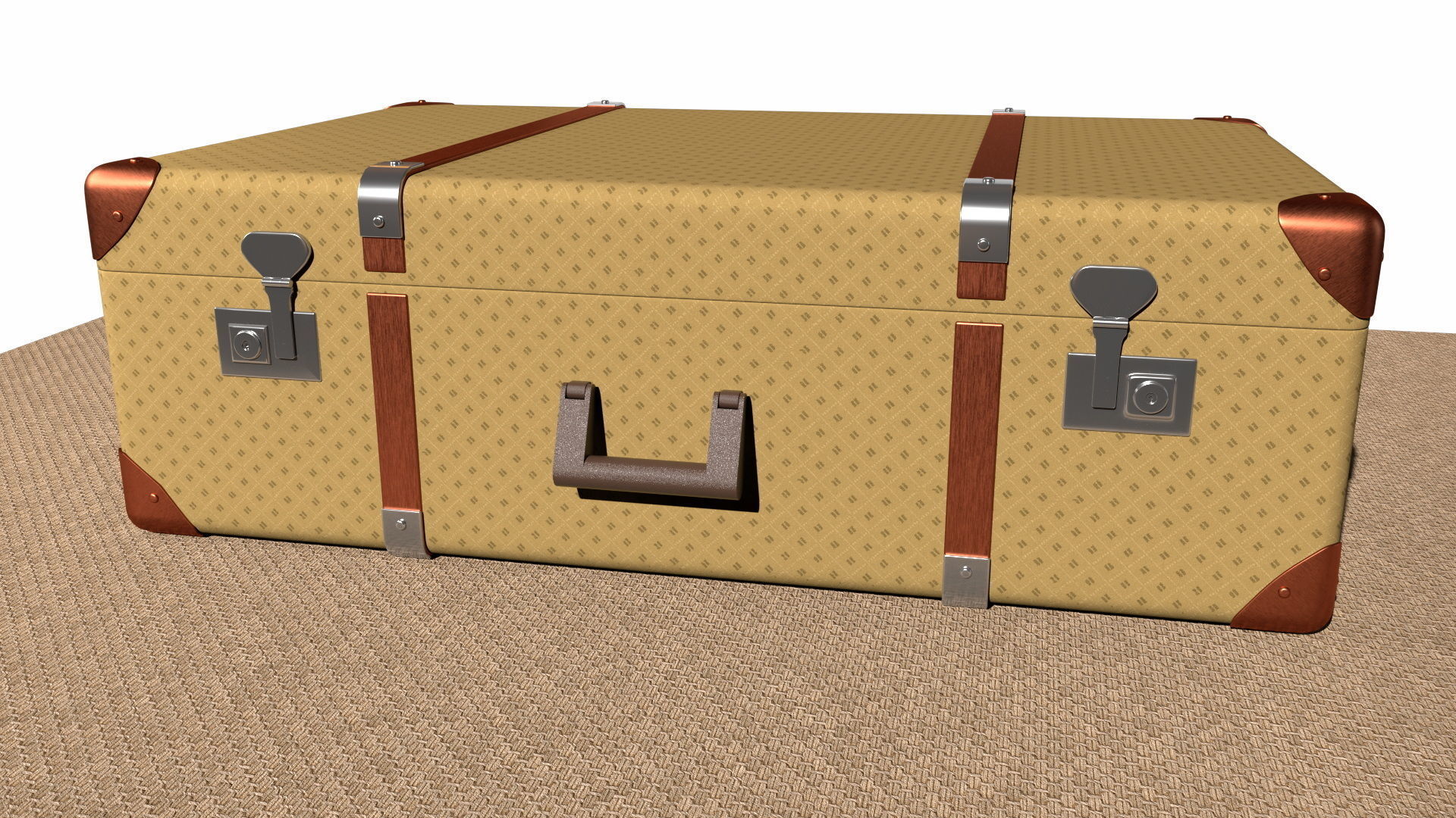 Suitcase 3D model_1