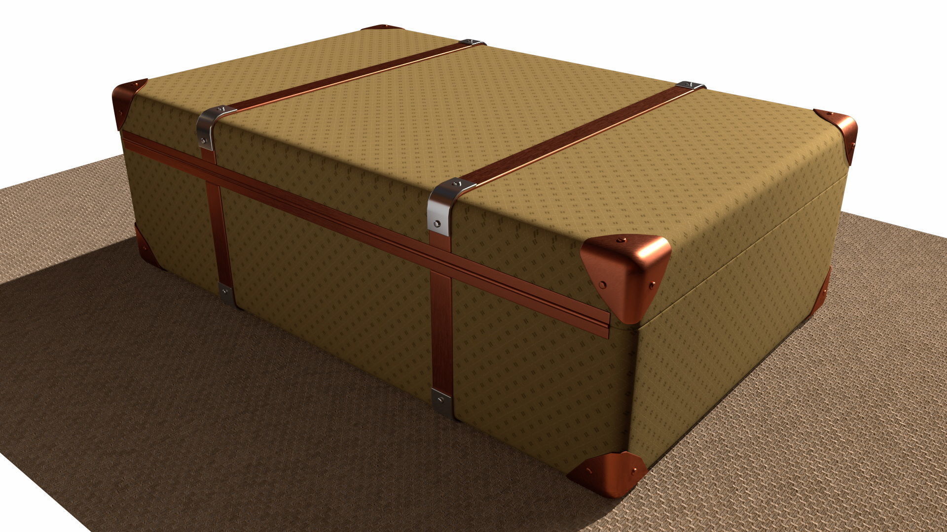 Suitcase 3D model_3