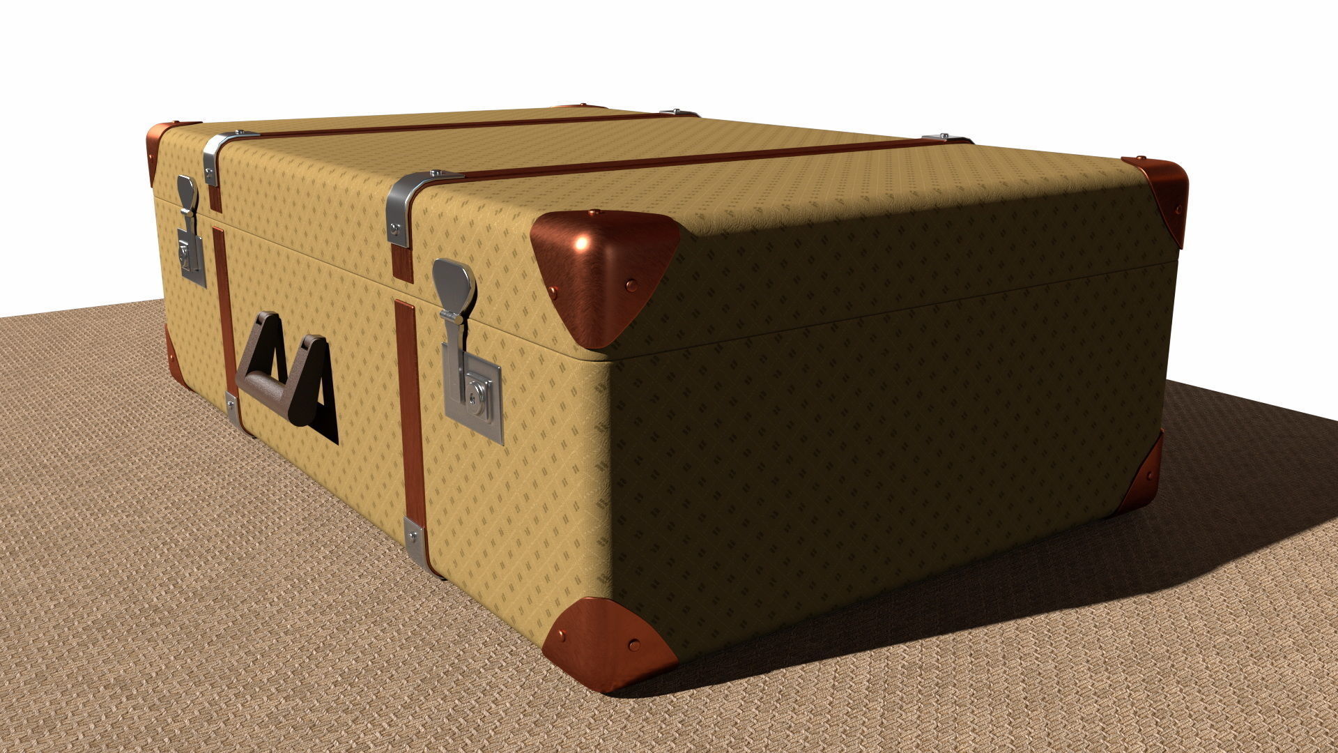 Suitcase 3D model_2