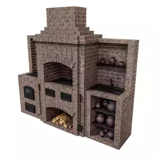 BBQ brick oven