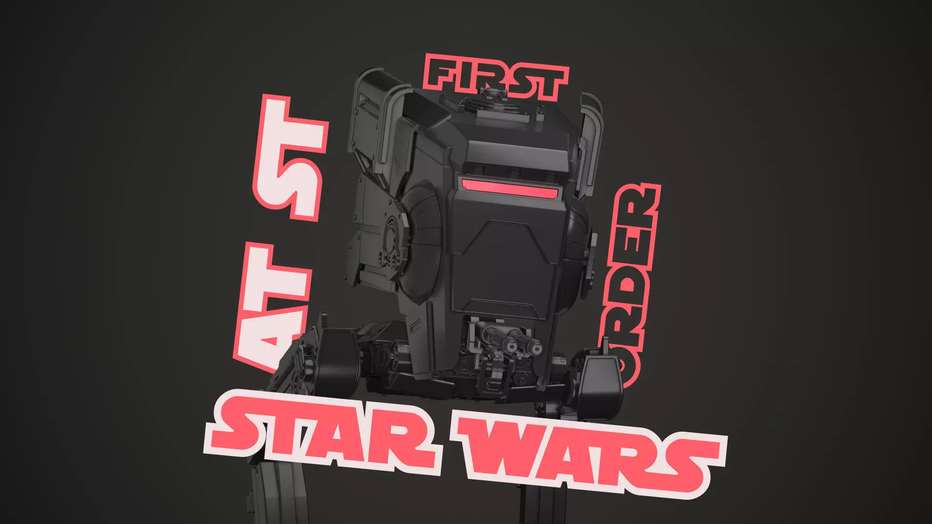AT ST FIRST ORDER 3D print model