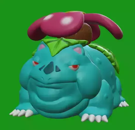 Venasaur - Fat Version 3D print model