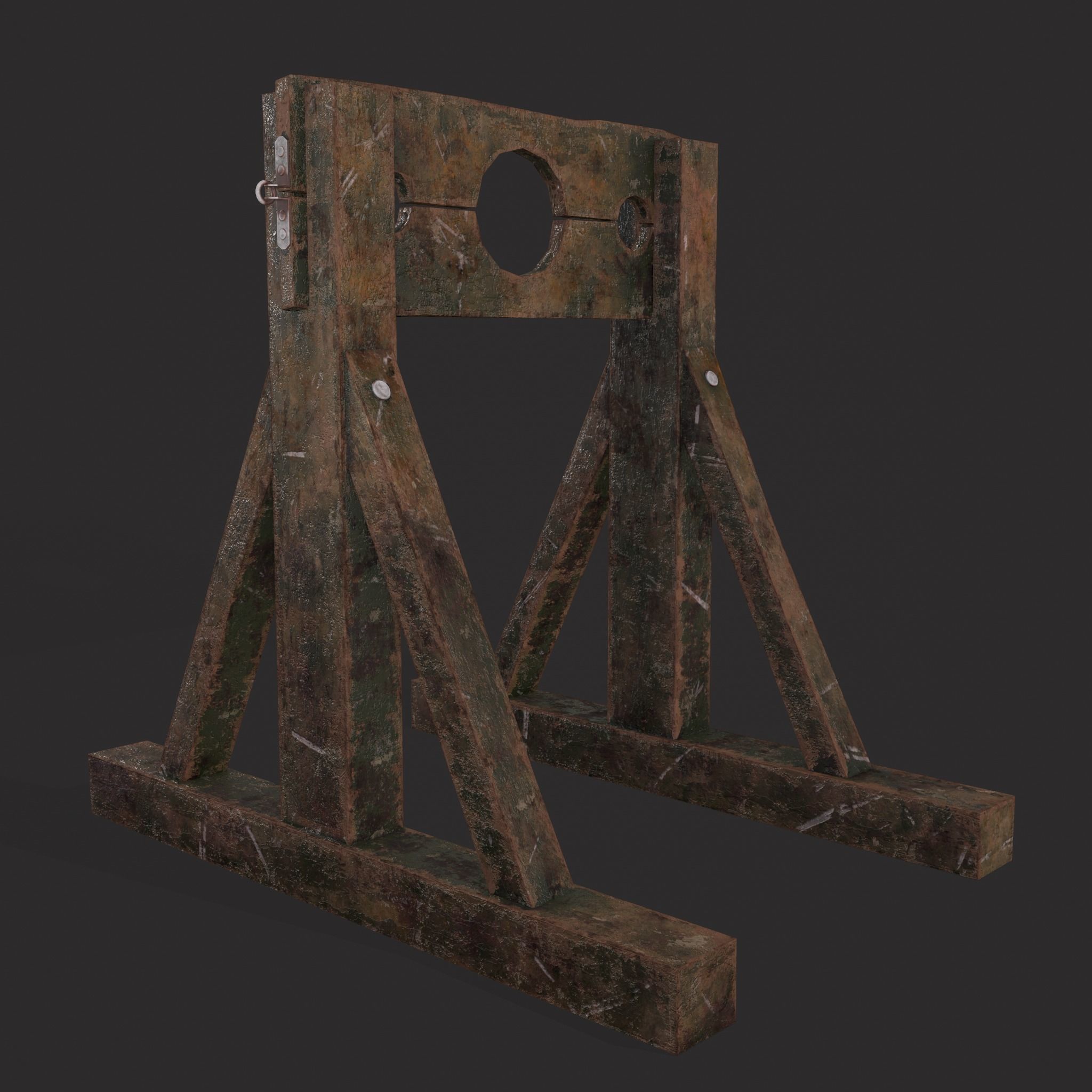 Medieval Stock  Low-poly 3D model_19