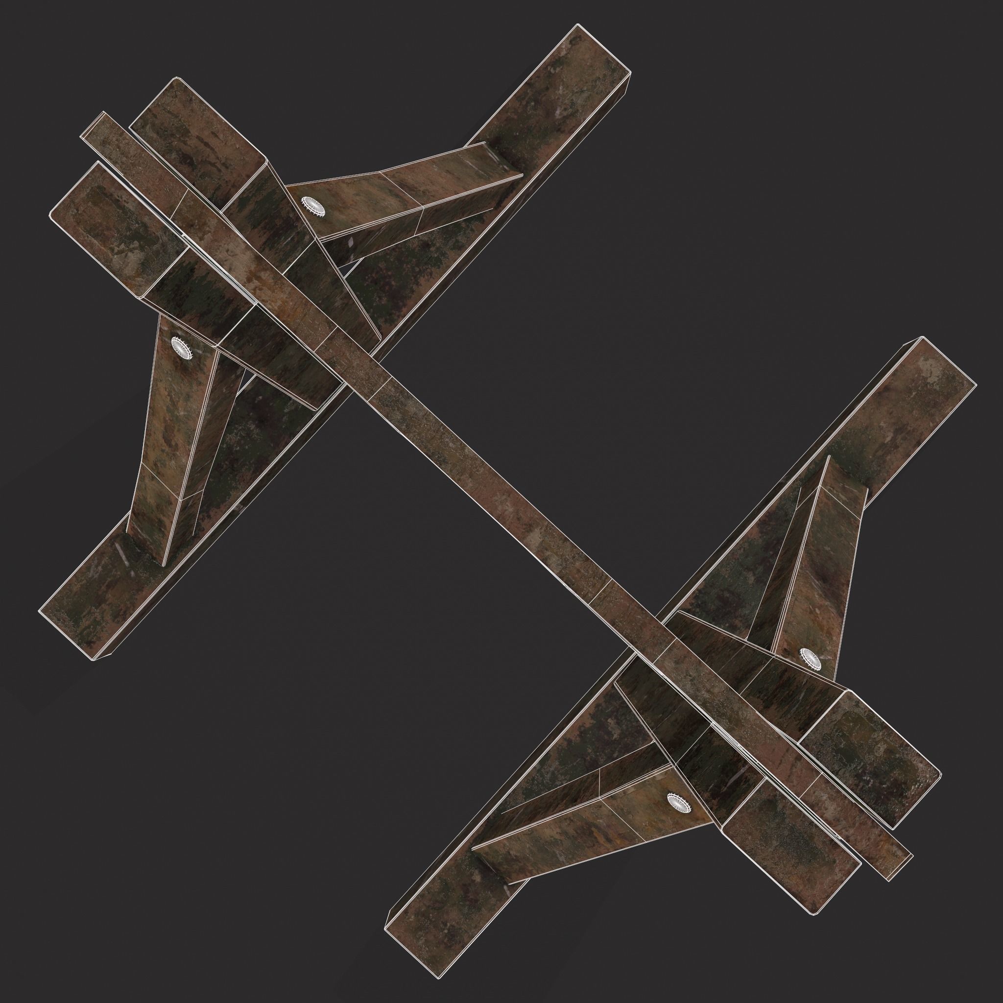 Medieval Stock  Low-poly 3D model_12