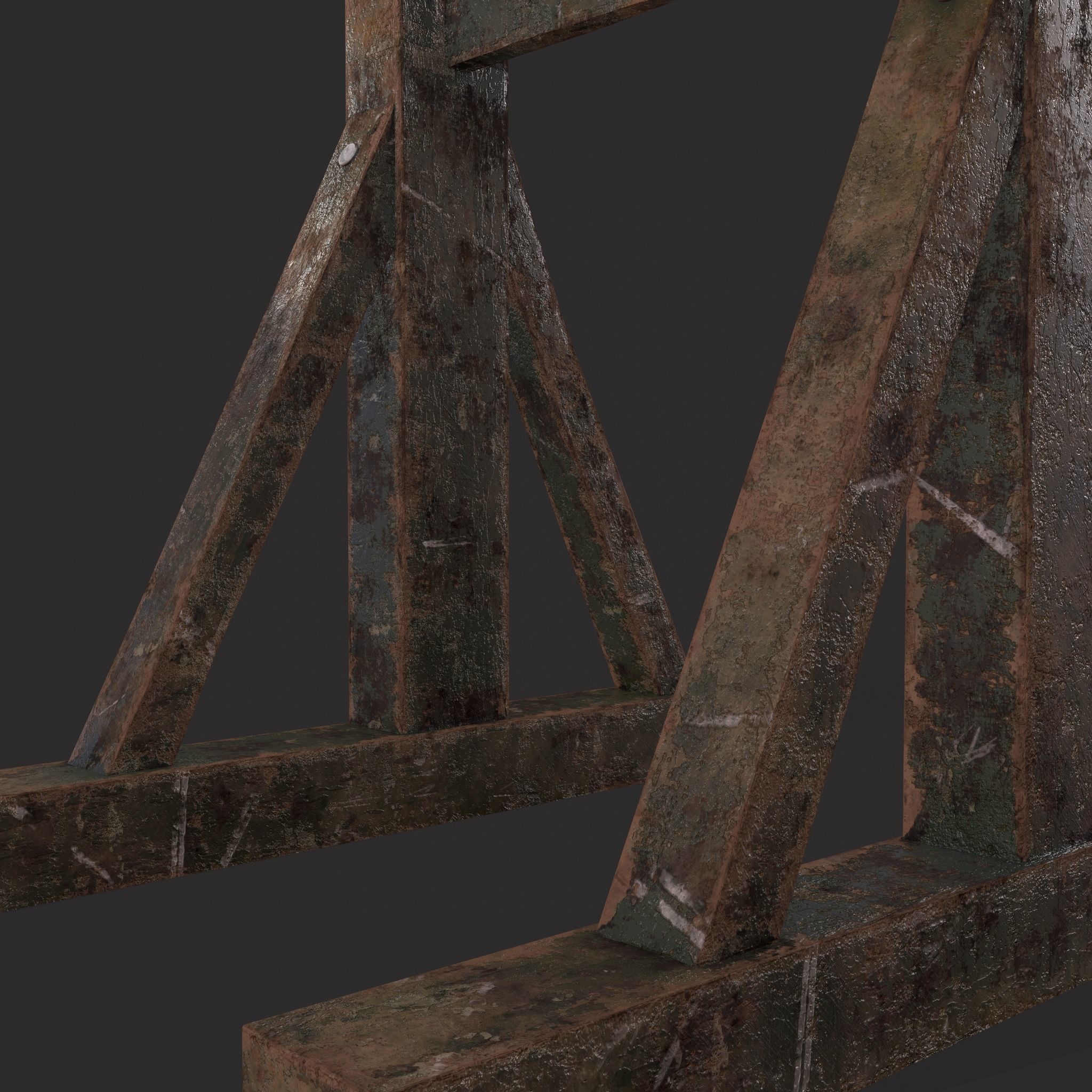 Medieval Stock  Low-poly 3D model_9