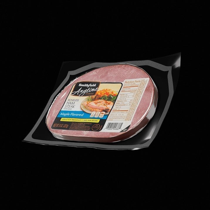 Ham Steak 3D model_3