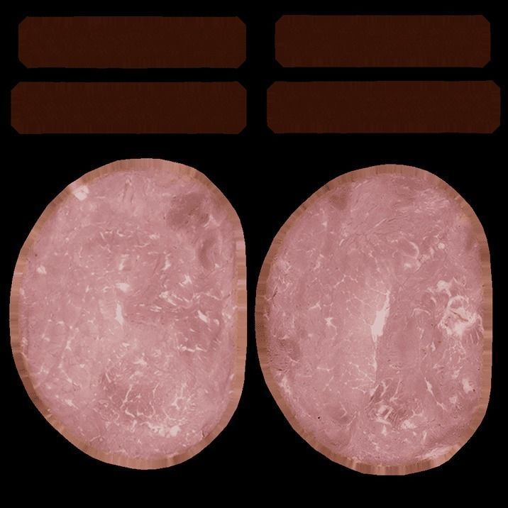 Ham Steak 3D model_9