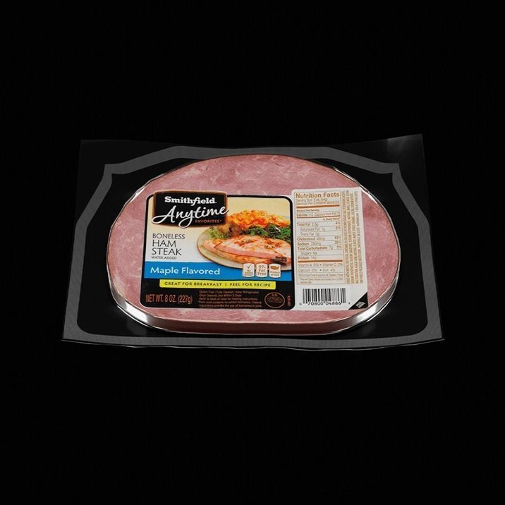 Ham Steak 3D model_2