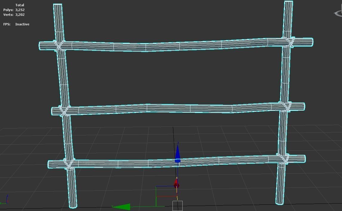 Small Animal Fences Low-poly 3D model_56