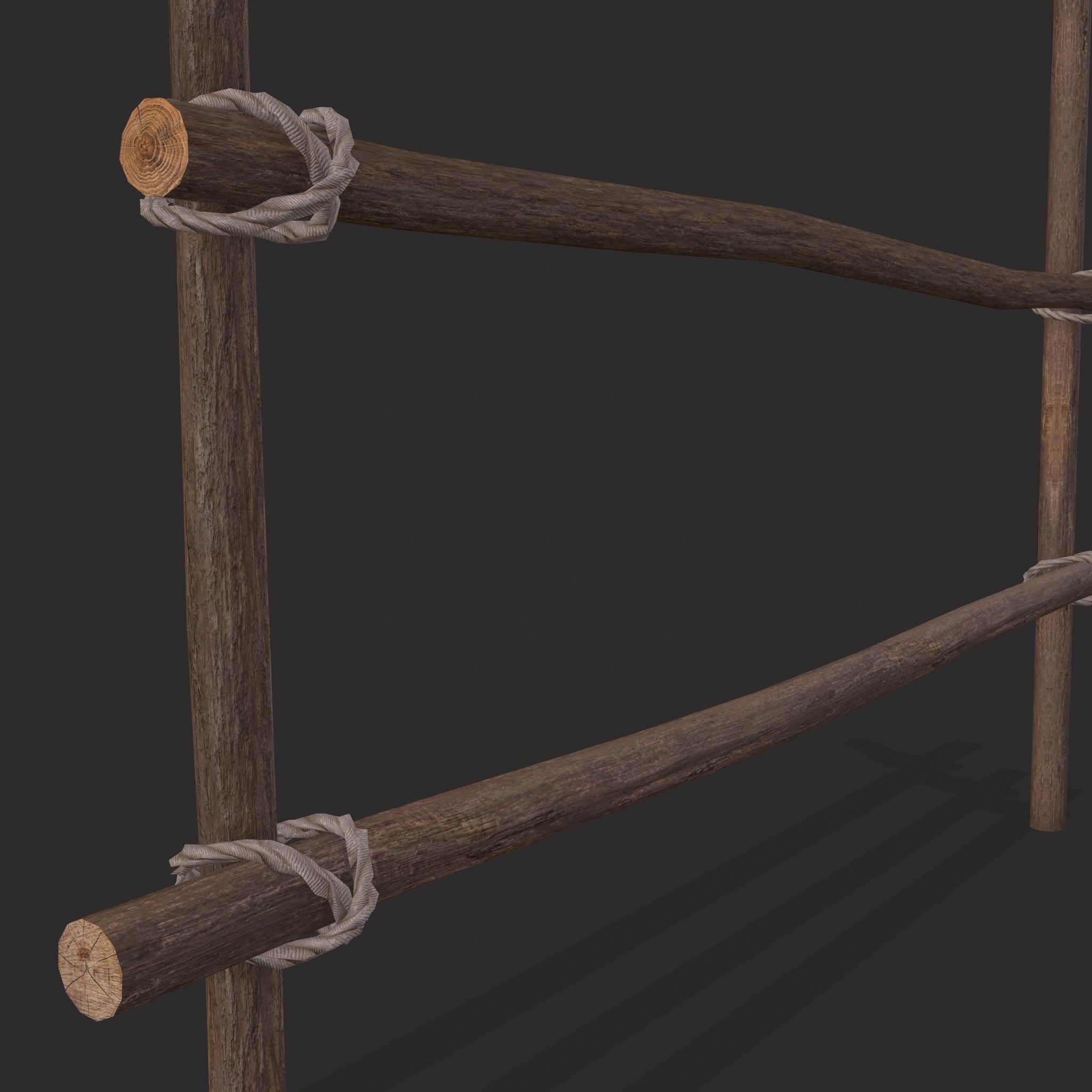 Small Animal Fences Low-poly 3D model_40