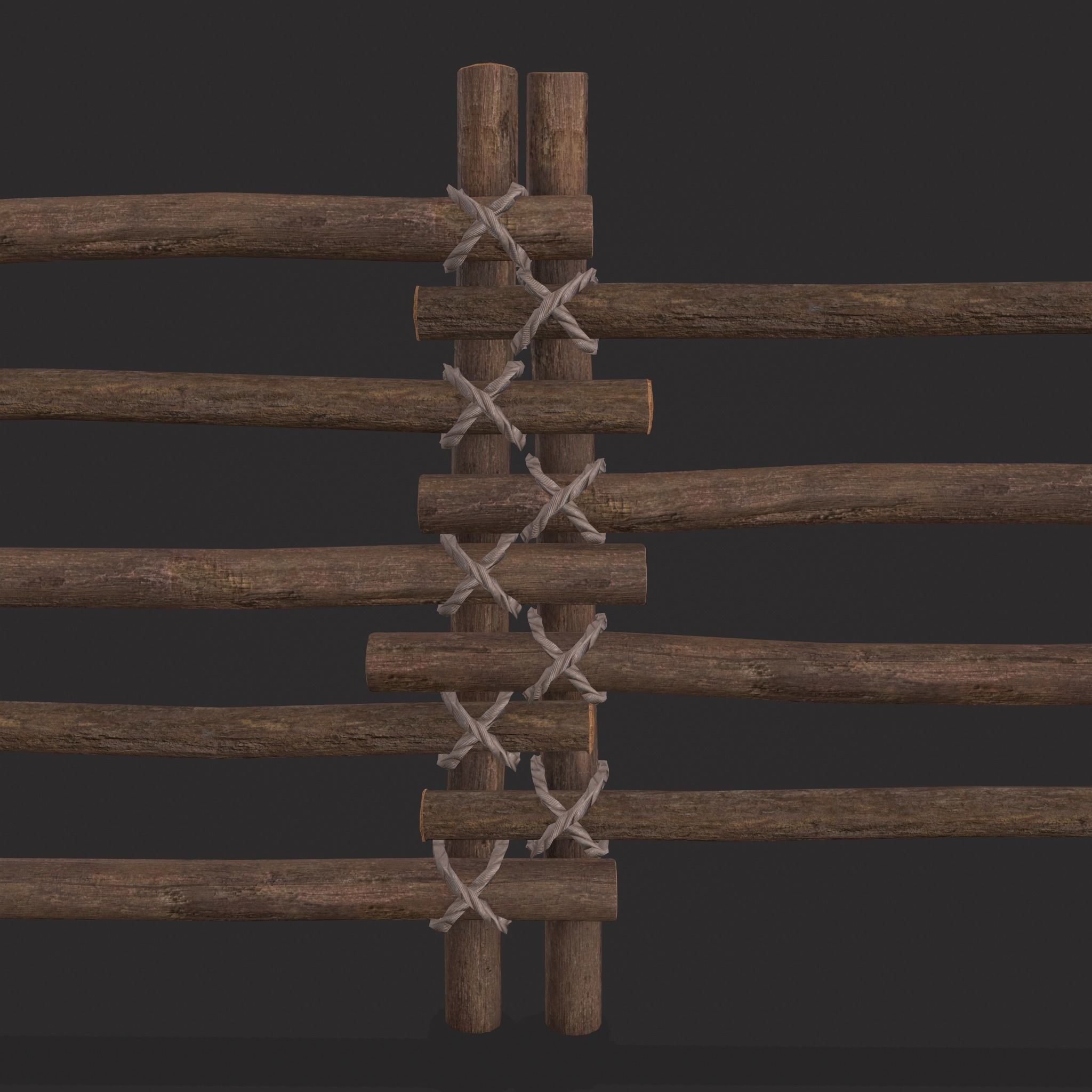 Small Animal Fences Low-poly 3D model_34