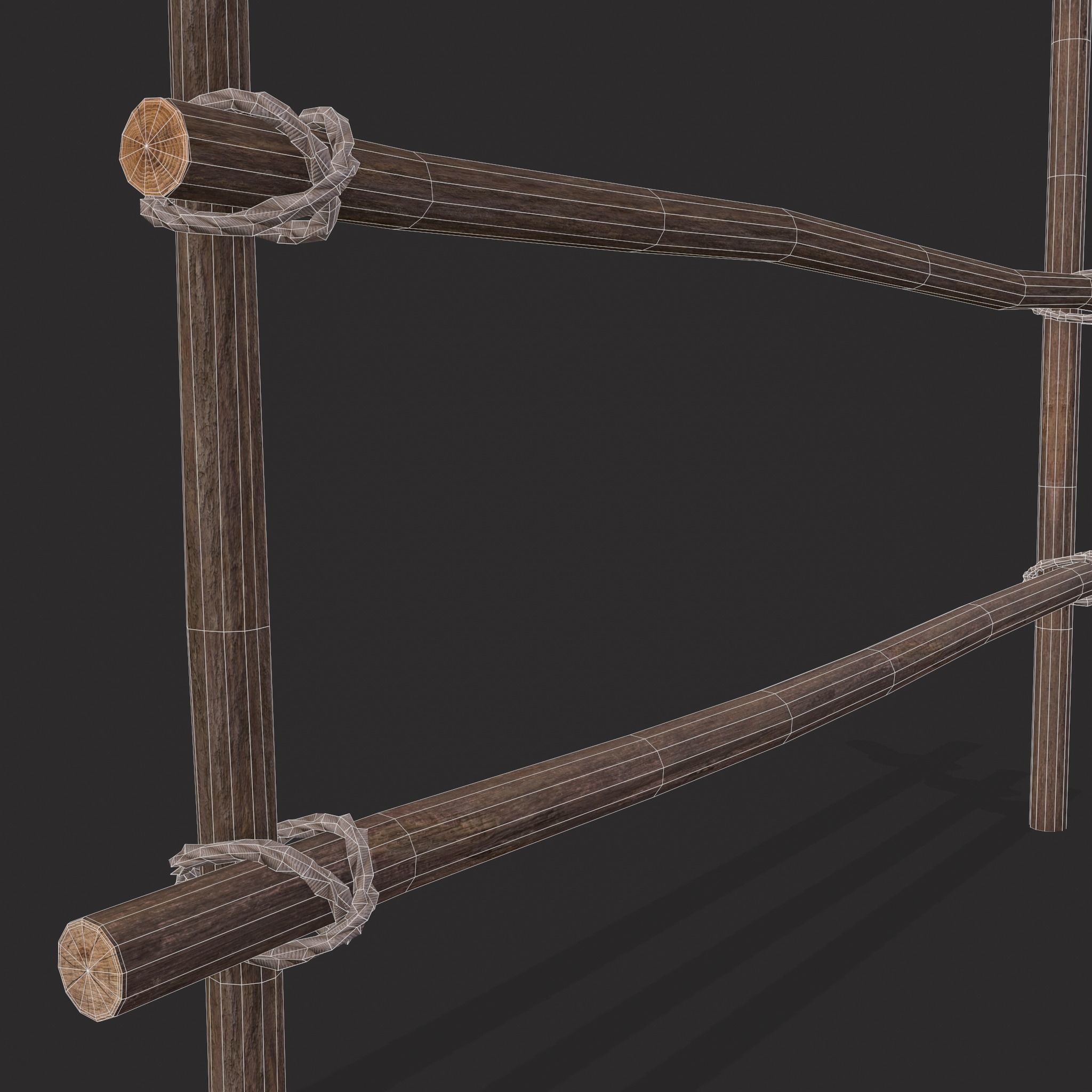 Small Animal Fences Low-poly 3D model_41