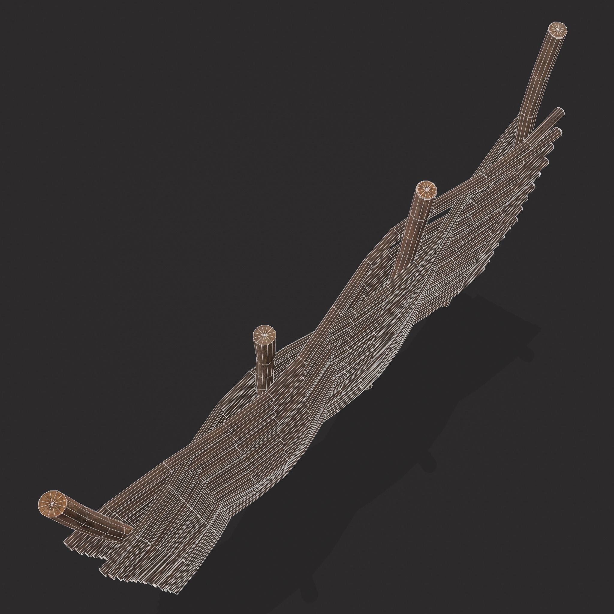 Small Animal Fences Low-poly 3D model_10