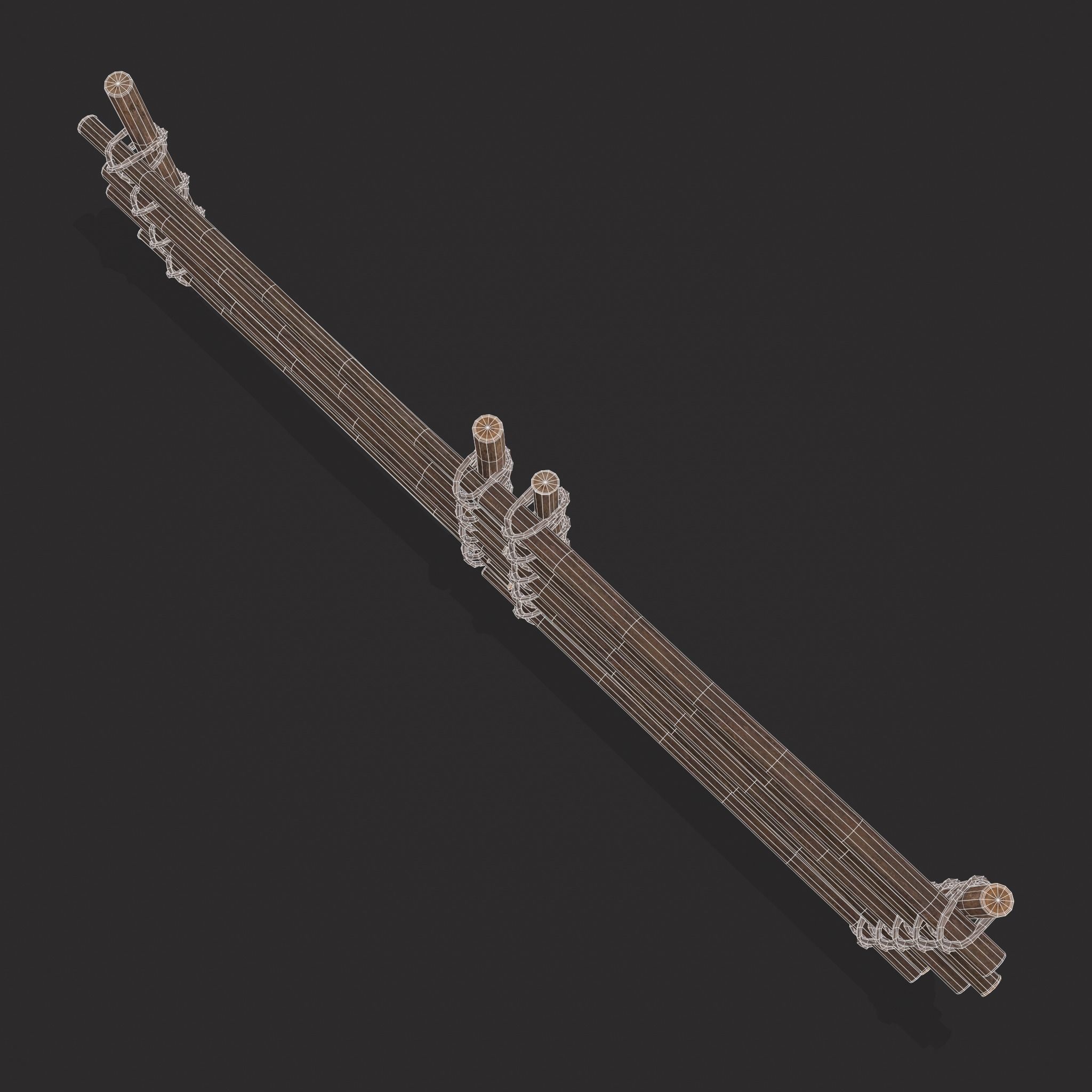 Small Animal Fences Low-poly 3D model_23