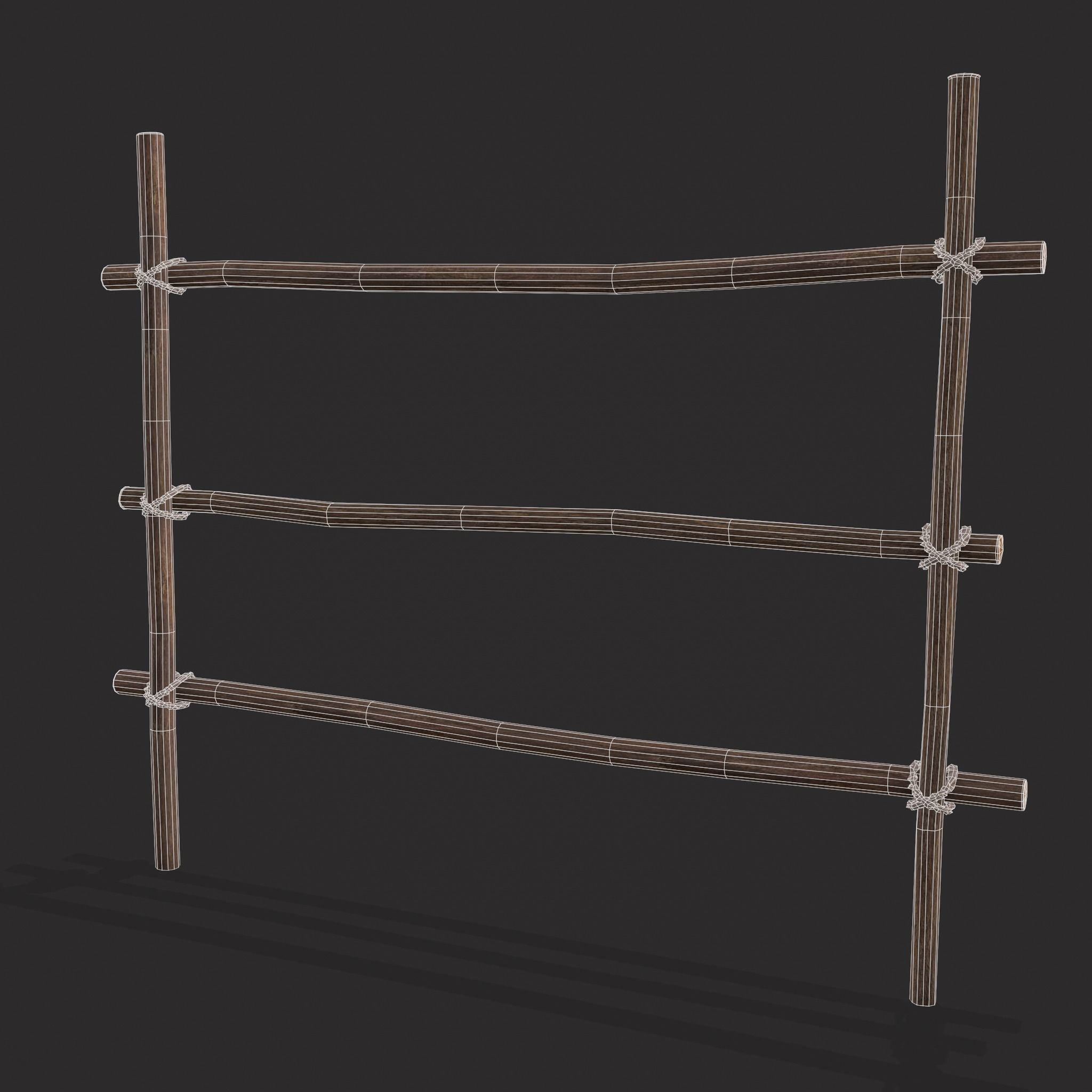 Small Animal Fences Low-poly 3D model_37