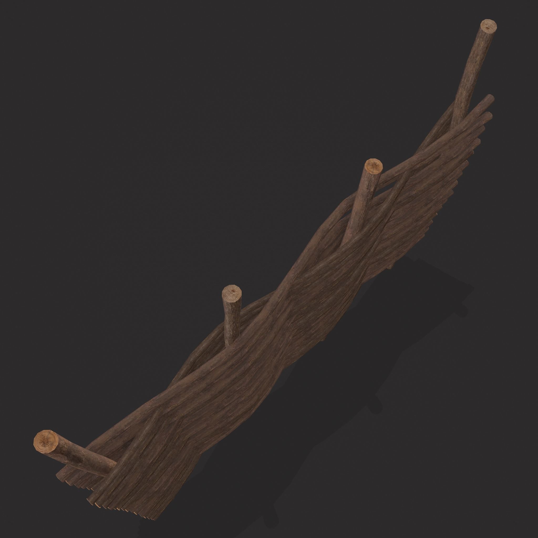 Small Animal Fences Low-poly 3D model_9