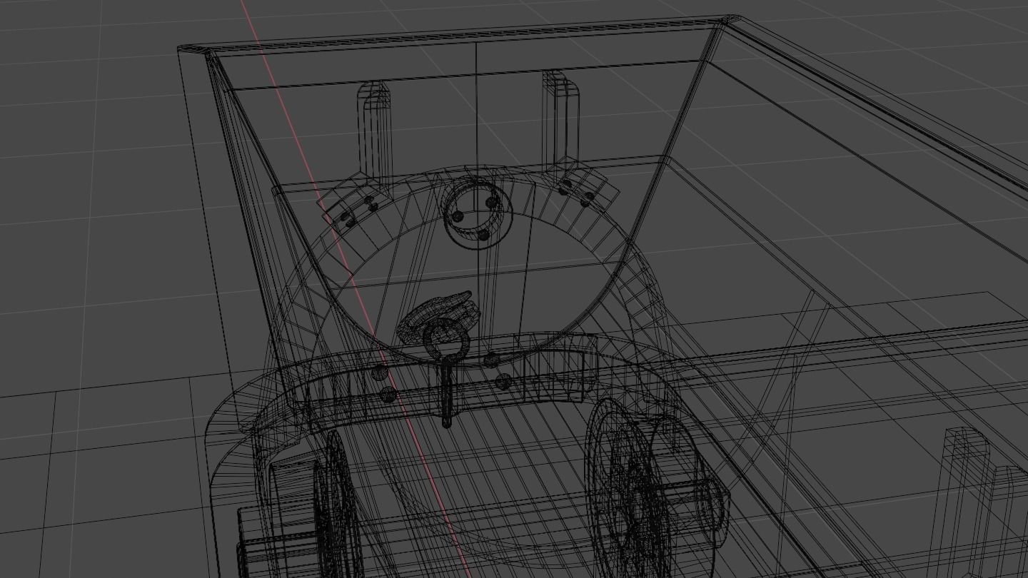 Old Mine Cart Low-poly 3D model_64