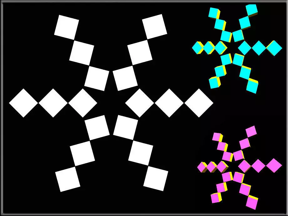 Snowflake 03 Low-poly 3D model_0