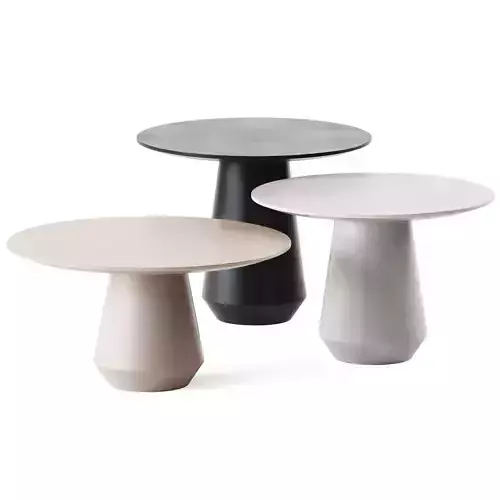 Charlotte Triple Center Table by Collector