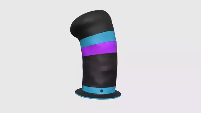 Cartoon Long Hat 05 Black Blue - Character Design Fashion