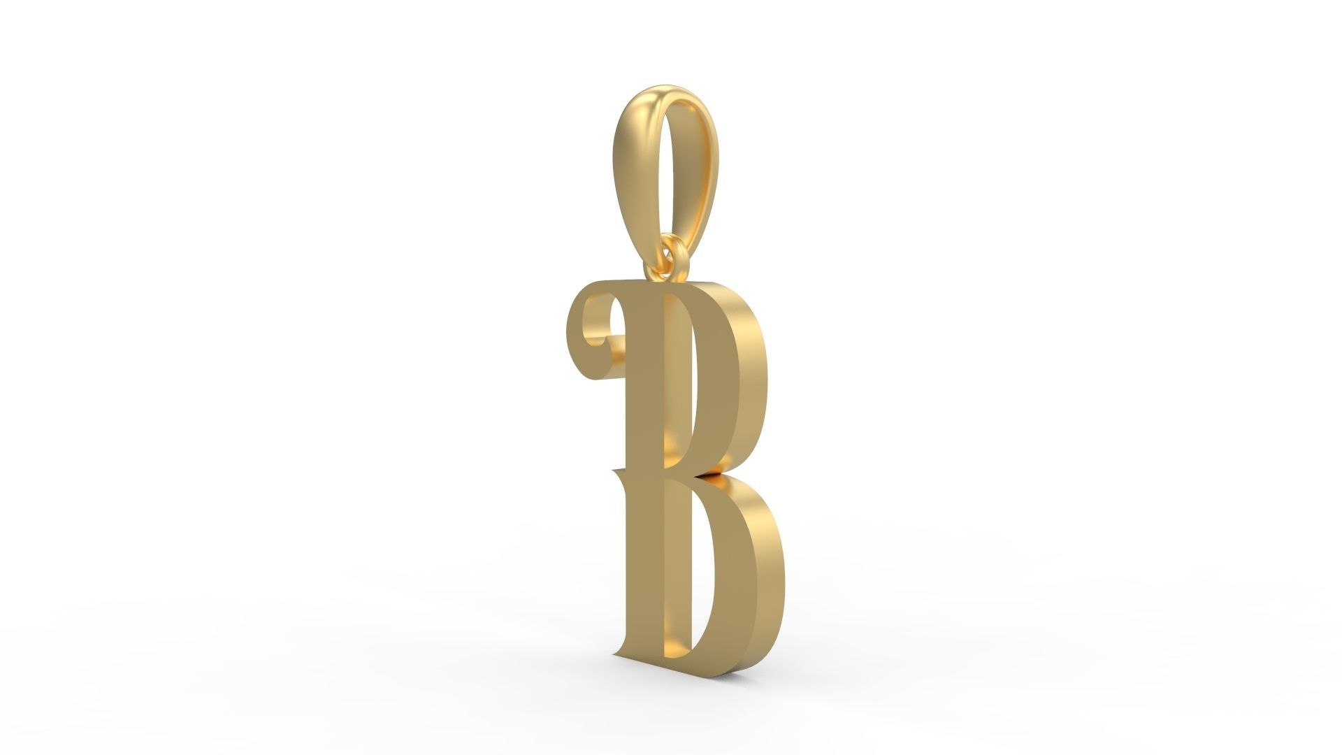 Initial Letters Pendant Abhinaya B 3D print model_1