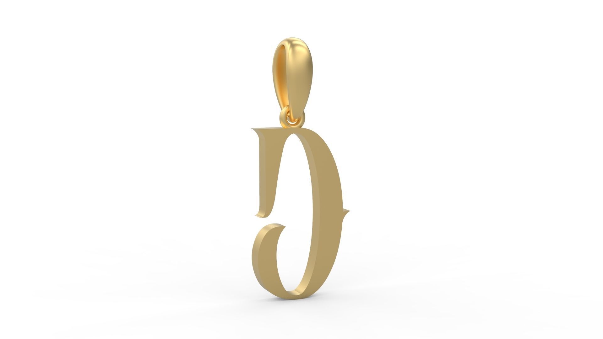 Initial Letters Pendant Abhinaya C 3D print model_3
