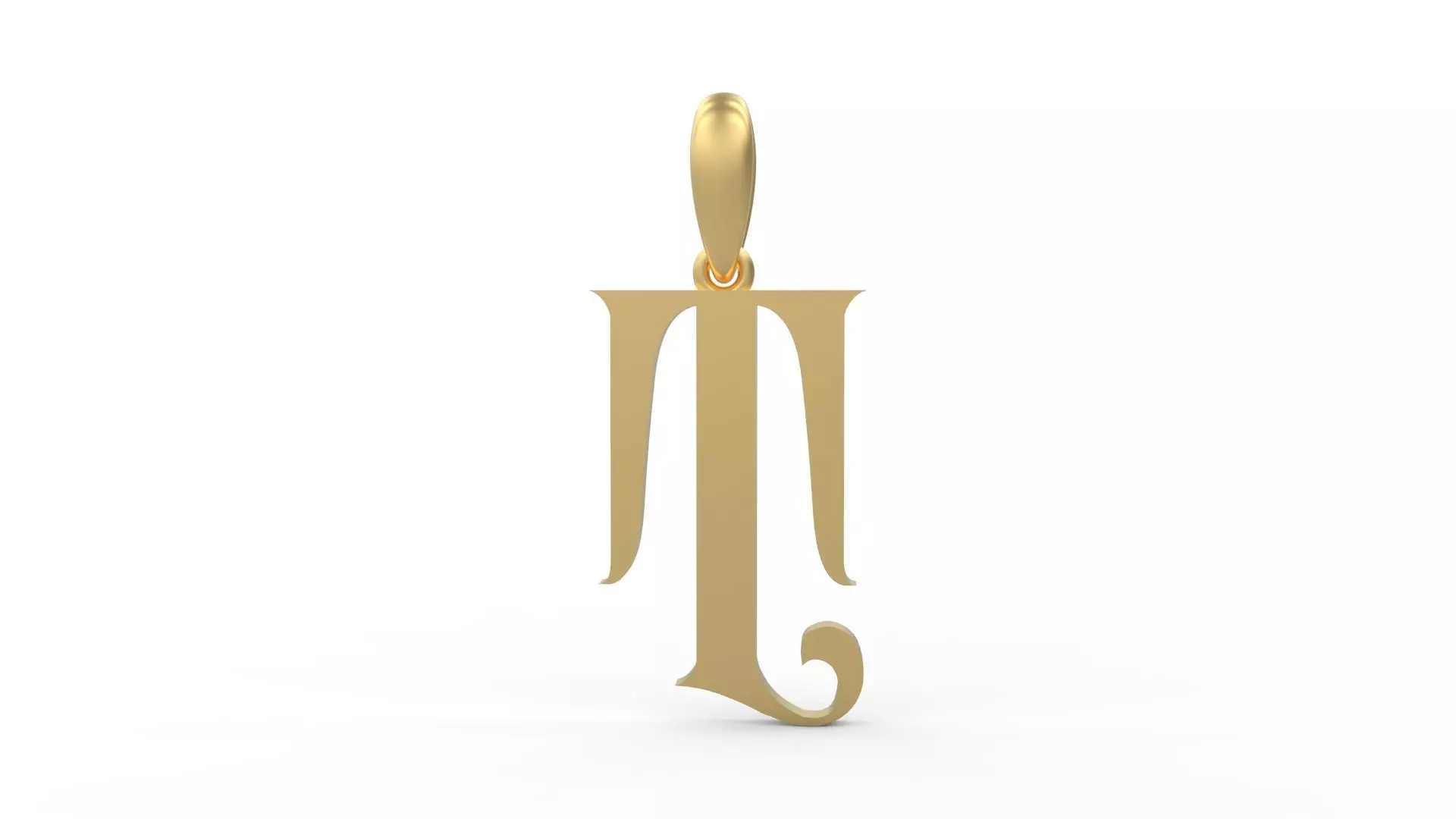 Initial Letters Pendant Abhinaya T 3D print model_0