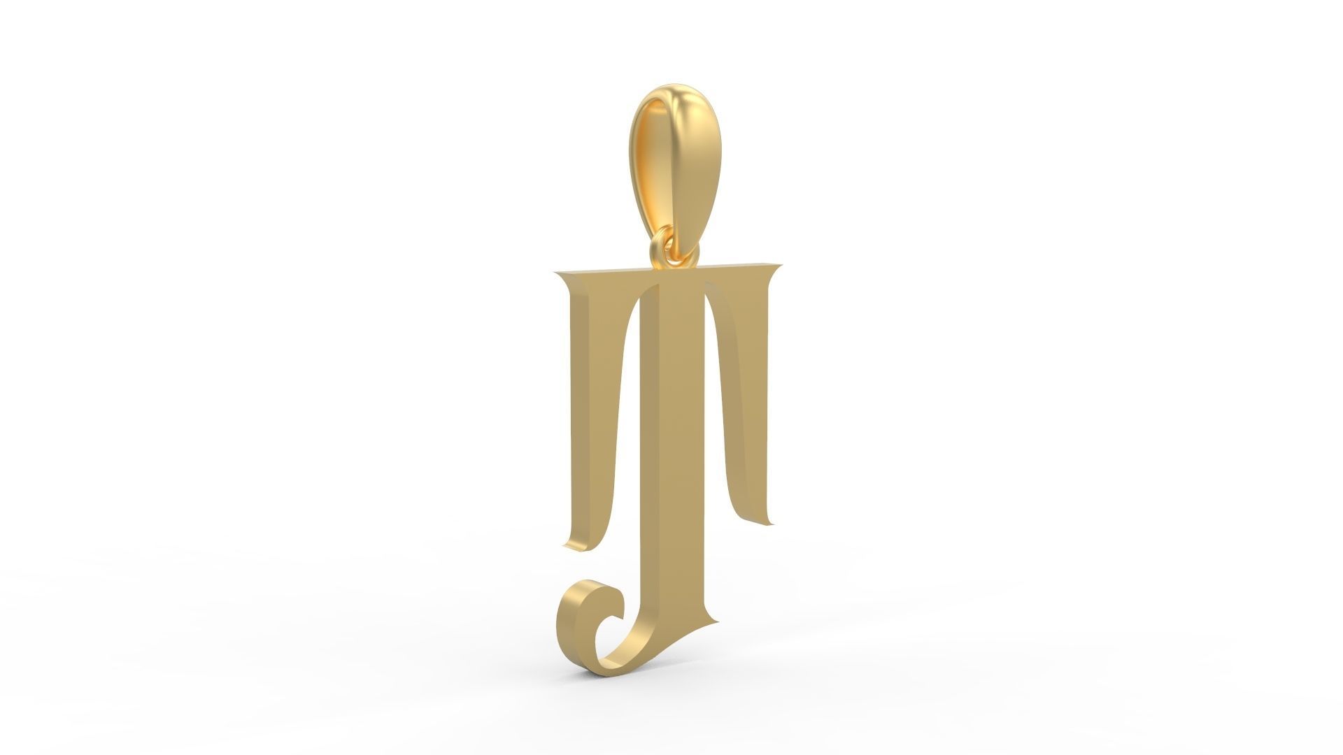 Initial Letters Pendant Abhinaya T 3D print model_3