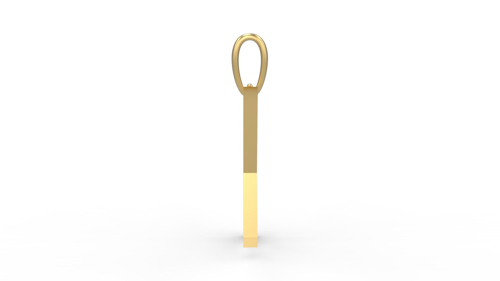 Initial Letters Pendant Abhinaya X 3D print model_2