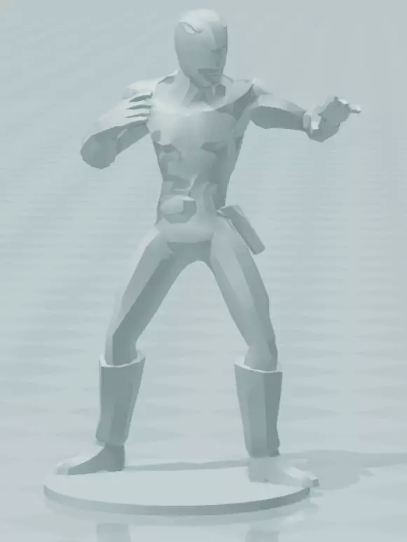 power rangers classic look alike 3D print model_0