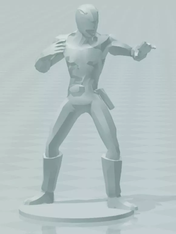 power rangers classic look alike 3D print model