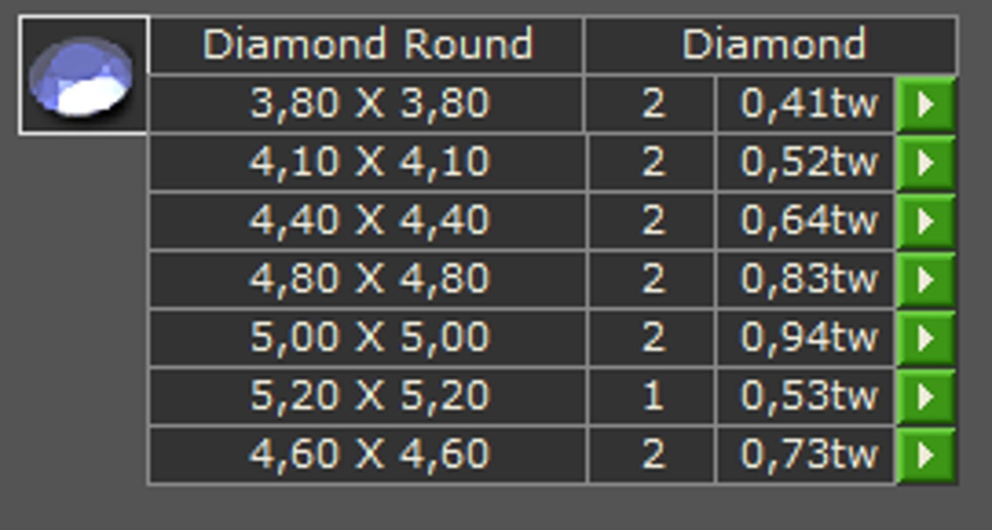 Five stone ring stl file 3D print model_17