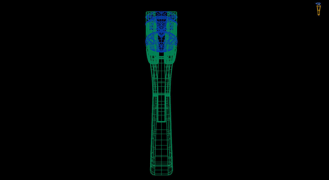 Five stone ring stl file 3D print model_9