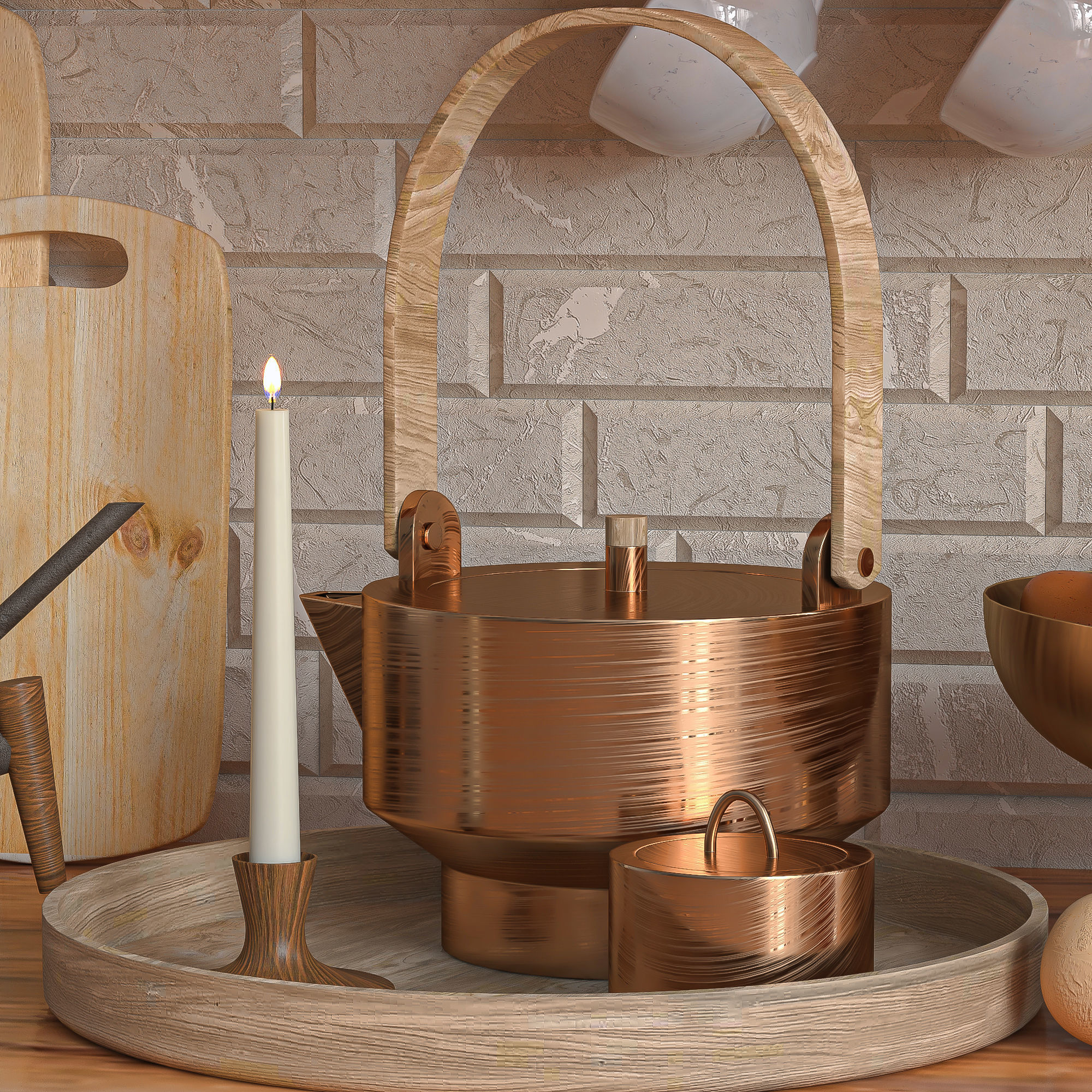 Kitchen Set 04 3D model_5