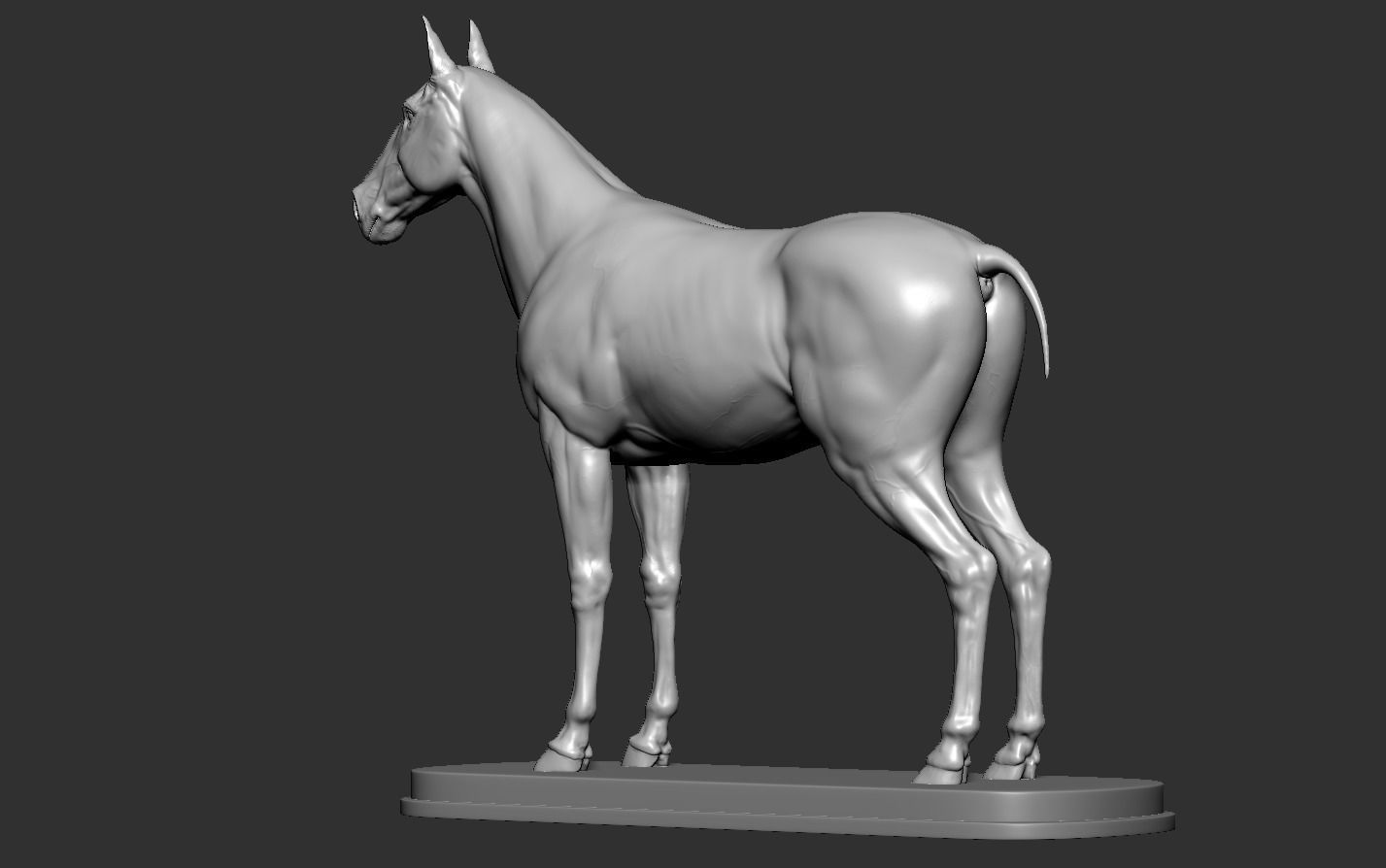 Horse 3D print model_14