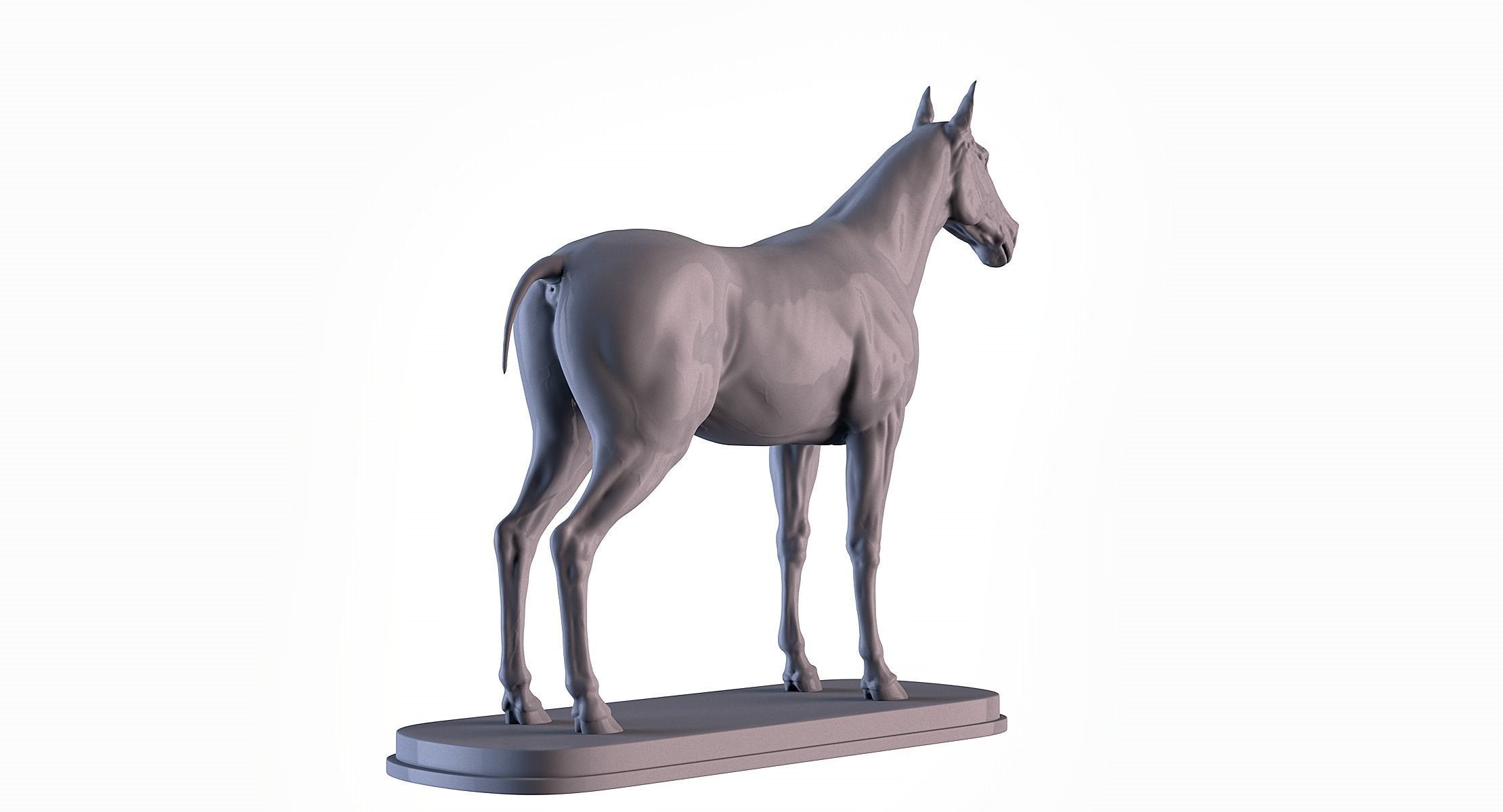 Horse 3D print model_6