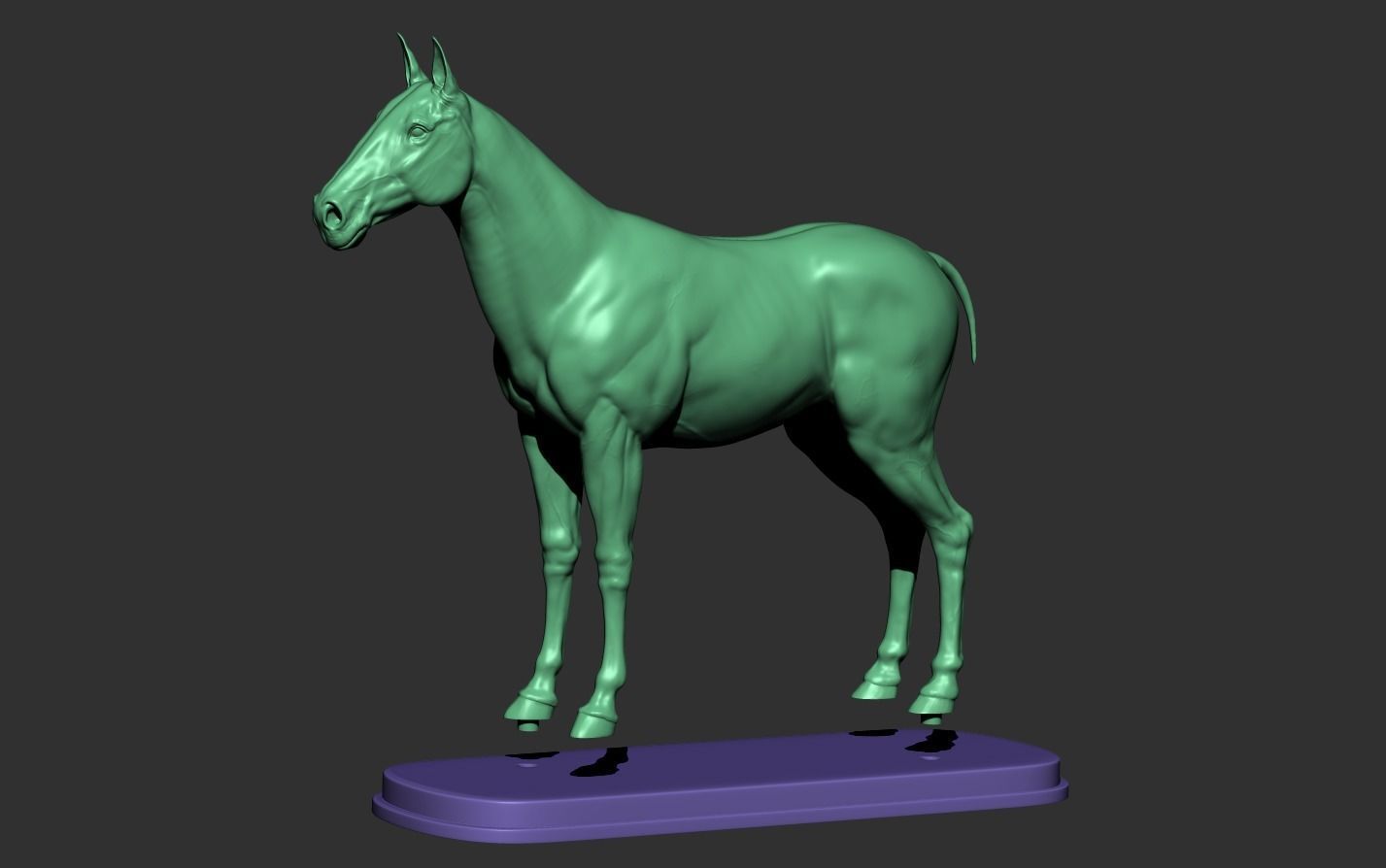 Horse 3D print model_21