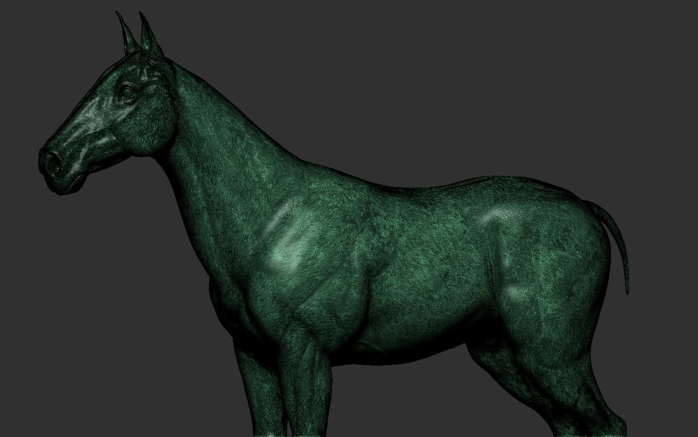 Horse 3D print model_22