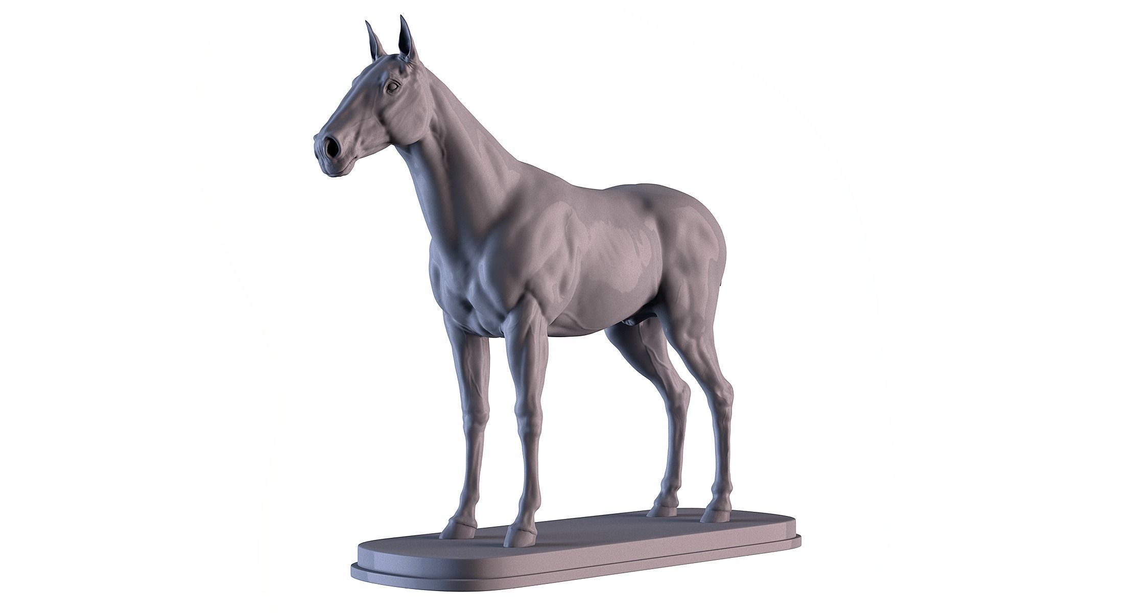 Horse 3D print model_2