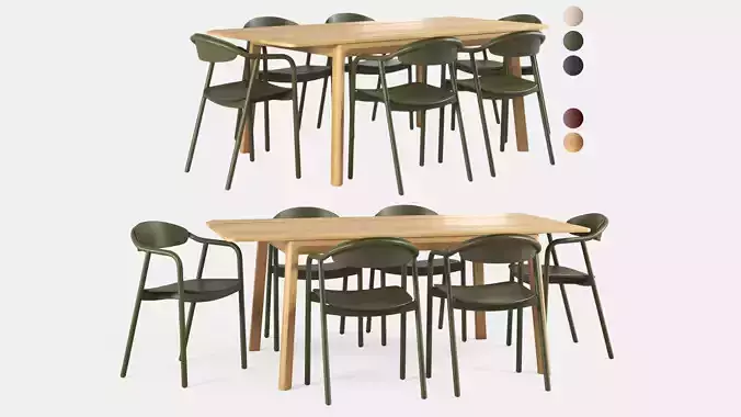 Keeps 77 Table Dibs Chair BluDot
