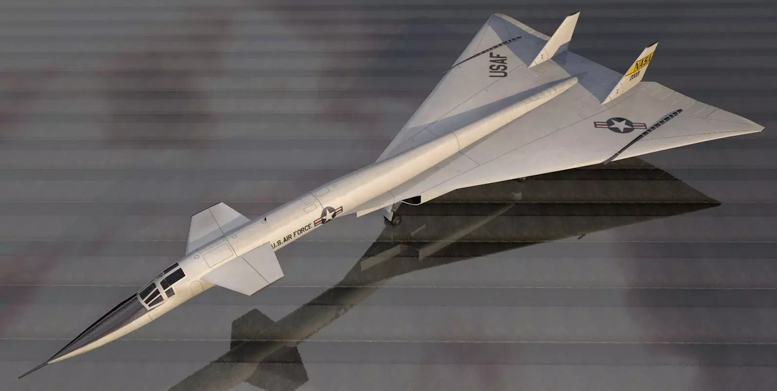 North American XB-70 Valkyrie 3D model