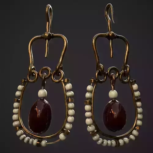 Medieval Byzantine Earrings 