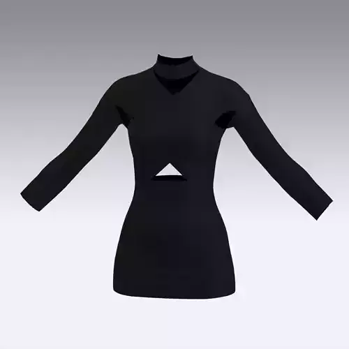 DRESS BLACK LITTLE MODERN LOOK STYLE
