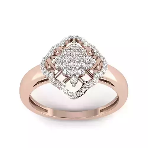solitaire wedding engagement women ring 3dm render detail