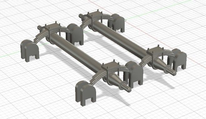 Model Car Trailers for 3D Printing 1-25 Scale 3D print model_5