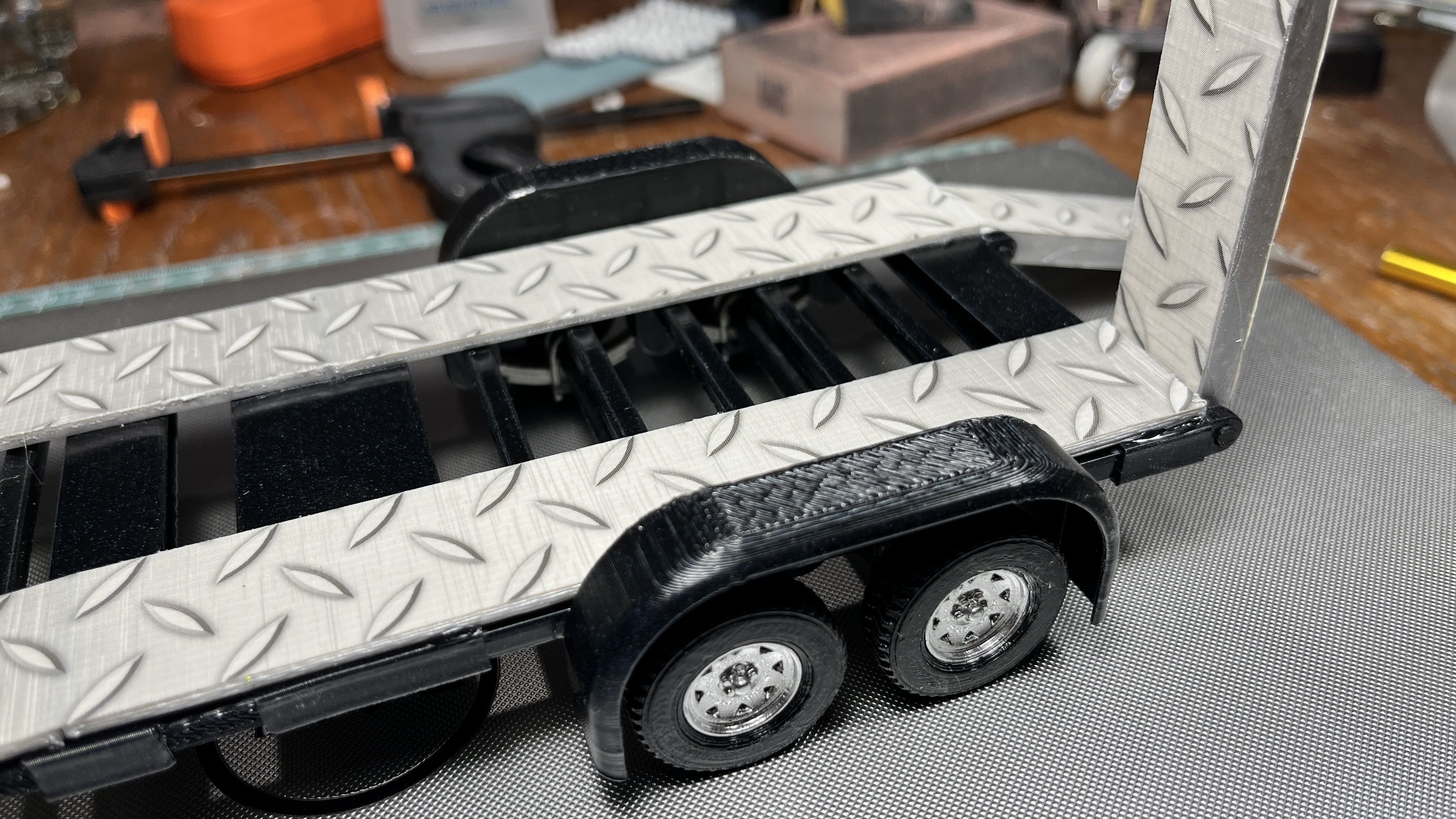 Model Car Trailers for 3D Printing 1-25 Scale 3D print model_11